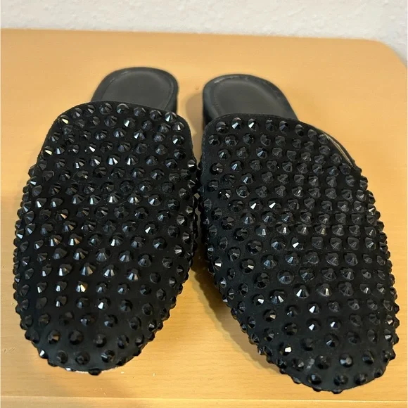 Michael Kors Women's Slip On black Studded Flats Shoes Black Size 5 - Picture 7 of 7